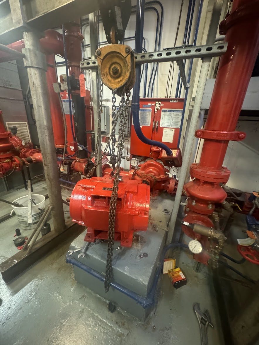 A2Z Pump Repair technician working in Manhattan, NY
