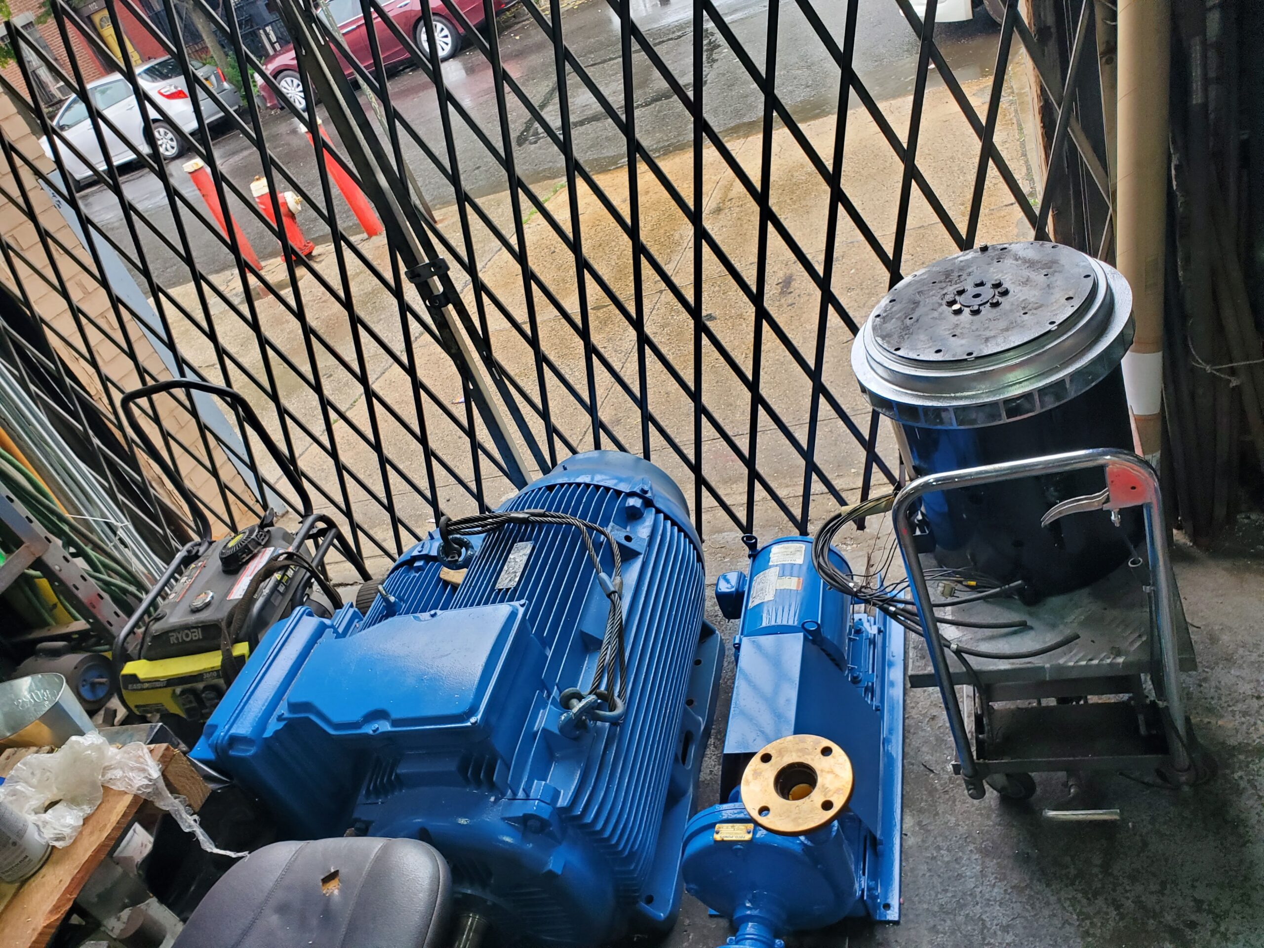 Technician performing generator maintenance at A2Z Pump Repair Brooklyn
